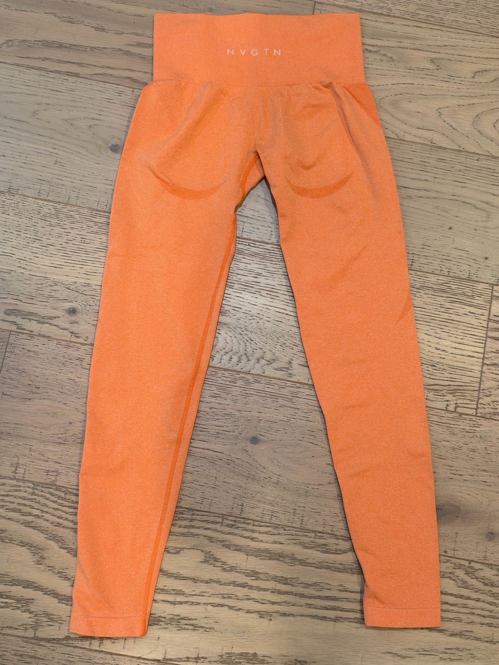 NVGTN Orange Seamless Contour Leggings Size Small